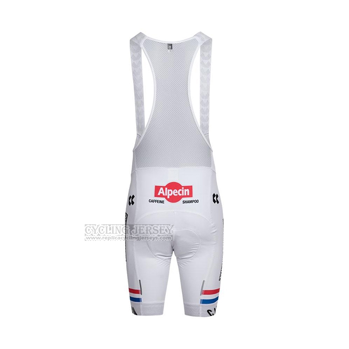 2022 Cycling Jersey Alpecin Fenix Red White Blue Short Sleeve and Bib Short